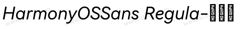 HarmonyOSSans Regula字体转换 HarmonyOSSans Regula字体转换